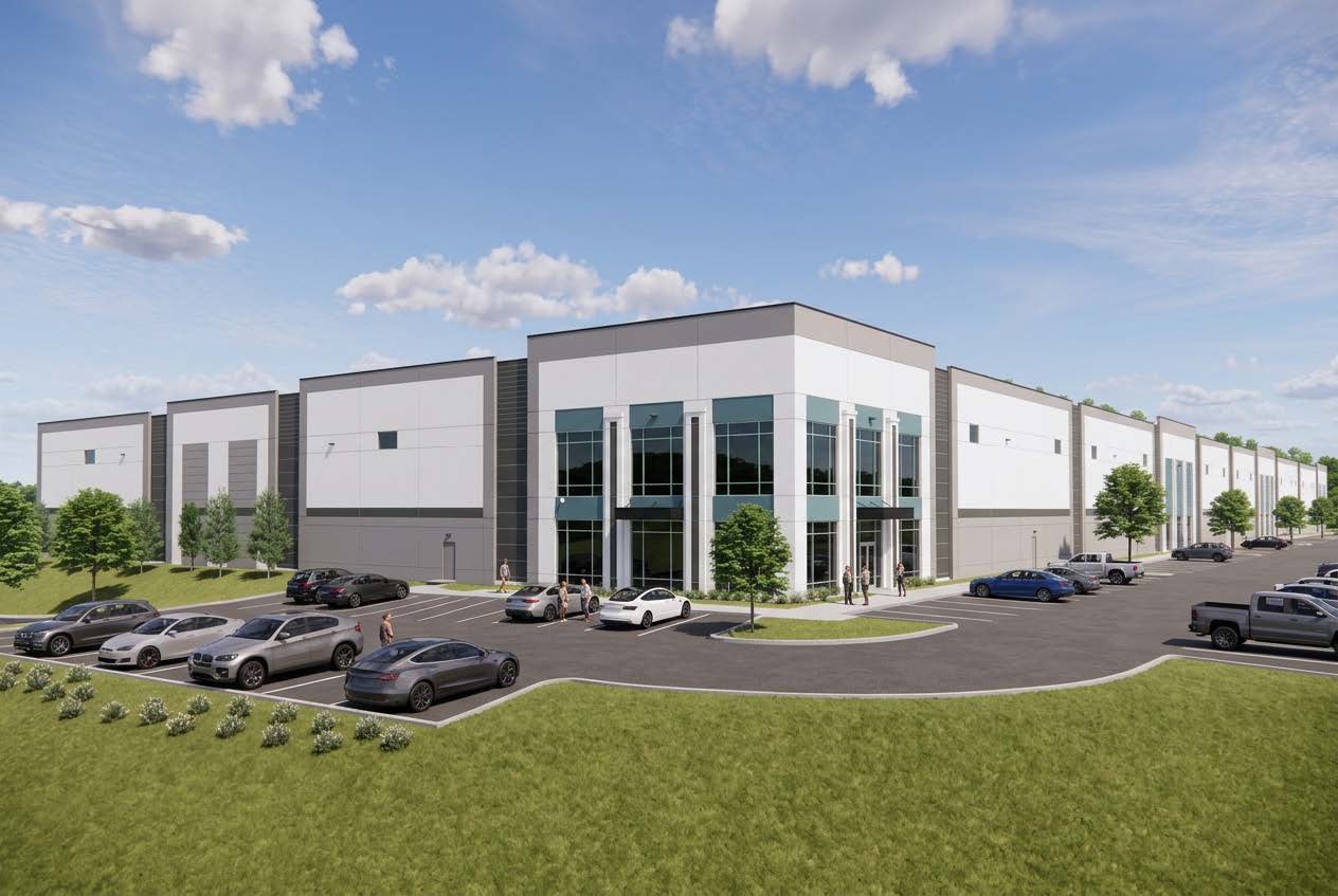 Rendering of Old Hickory Logistics Center, a new Class A industrial building in Whites Creek, Tennessee