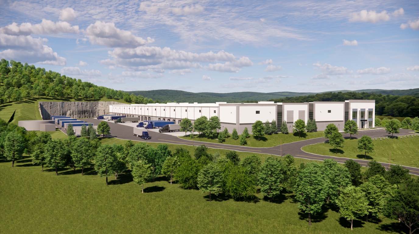 Aerial rendering of Old Hickory Logistics Center